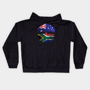 Australian Grown With South African Roots - Gift for South Africa From South African Kids Hoodie